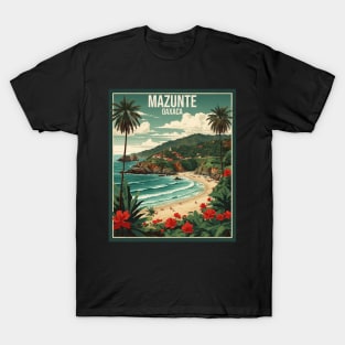 Mazunte Oaxaca Mexico Vintage Tourism Travel T-Shirt